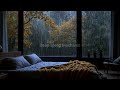 GENTLE RAIN ON WINDOW ASMR  3 HOURS COZY ROOM VIBES FOR CALM NIGHTS