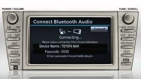 Navigation Audio (bluetooth device) Camry Toyota of Slidell