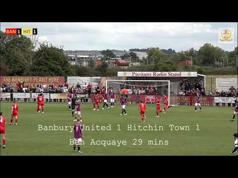 Banbury United 3 Hitchin Town 1 - Match Highlights - Southern League Premier Central 28 Aug 2021