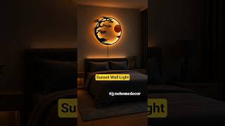Sunset Led Wall Light | Wall Decor | Wall Hanging #handcrafted #art #homedecor