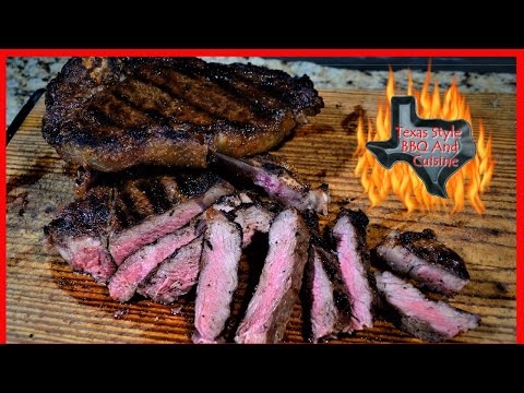 Reverse Seared Prime Strip Steaks On The Lion Gas Grill