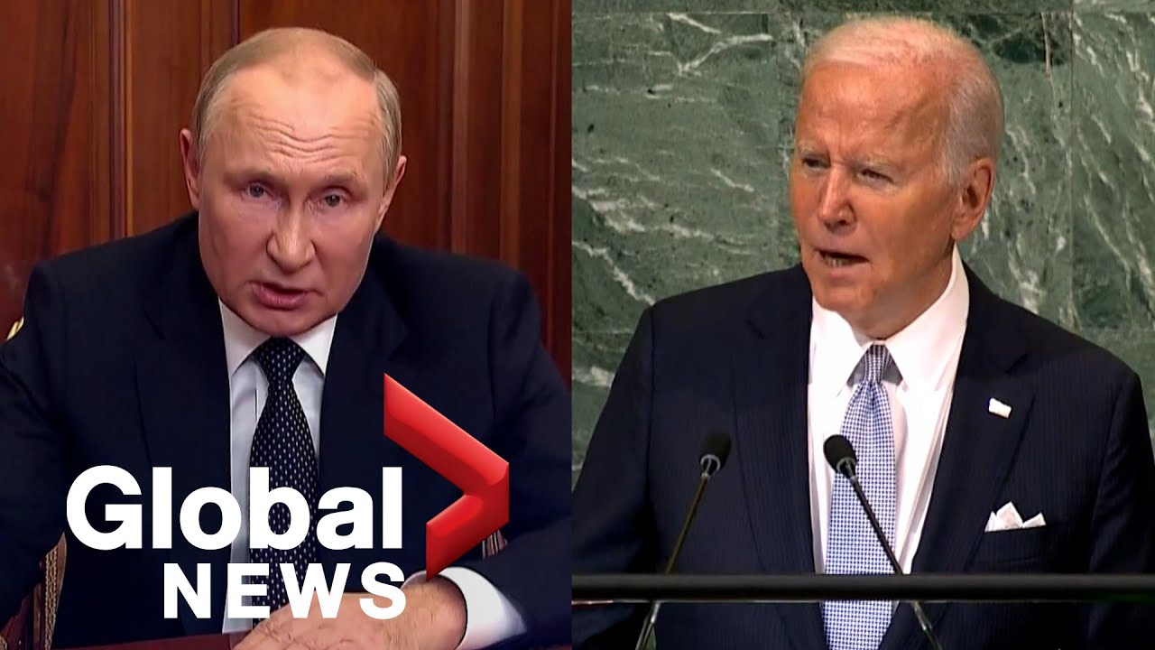 Biden accuses Russia of violating UN Charter amid Putin’s order to mobilize more troops