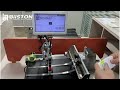 BIISTON TIJ Printer G series printing on Feeder Conveyor