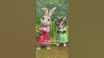 Staying chill in sticky situations... 😅 #PeterRabbit #Shorts