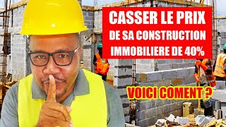 Réduire le cout de construction de sa maison de 40%, Voici Comment ?