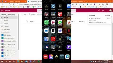 L&S: Upload files to OneDrive with a Cell Phone
