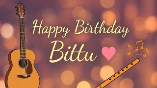 💖 Happy Birthday Bittu | Bollywood Romantic Birthday Song | Soft Guitar + Flute screenshot 3