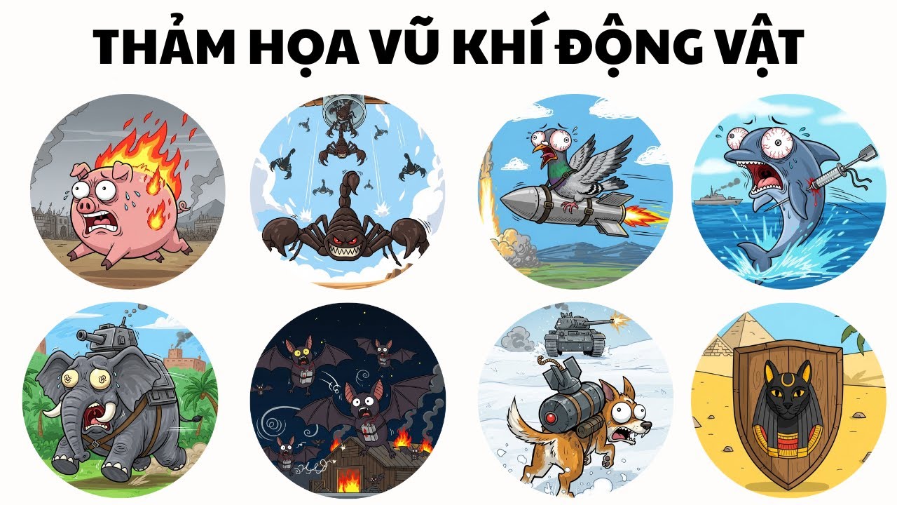 8 Lần Con Người Biến Động Vật Thành Vũ Khí Không Ai Ngờ