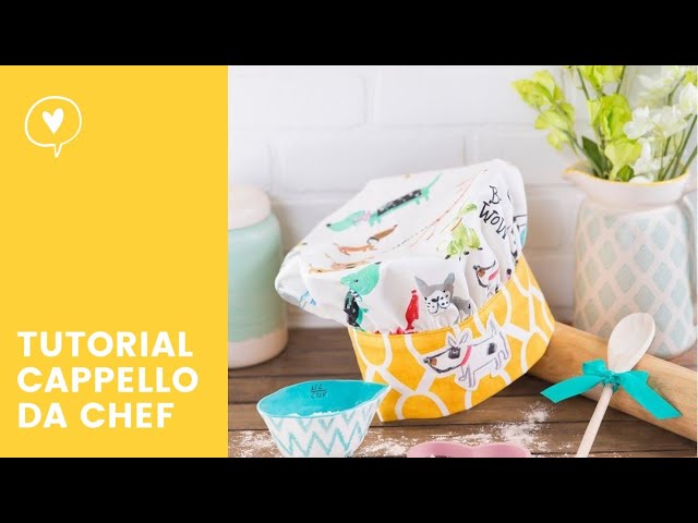 TUTORIAL CAPPELLO CHEF (misura bambino) - YouTube