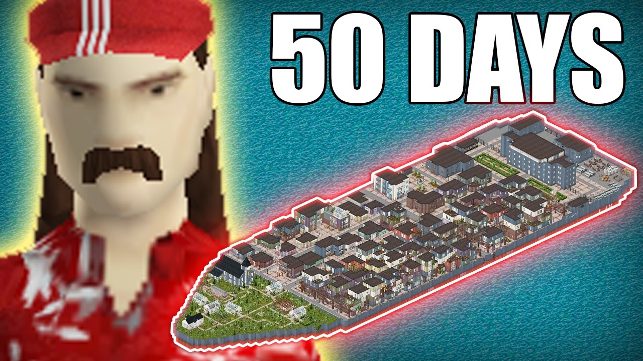 Can I Survive Being TRAPPED On A Massive Floating CITY | Project Zomboid Supercut