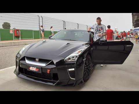 NISSAN GTR R35 - faccio spostare le Ferrari sul circuito di IMOLA con RSE ITALIA