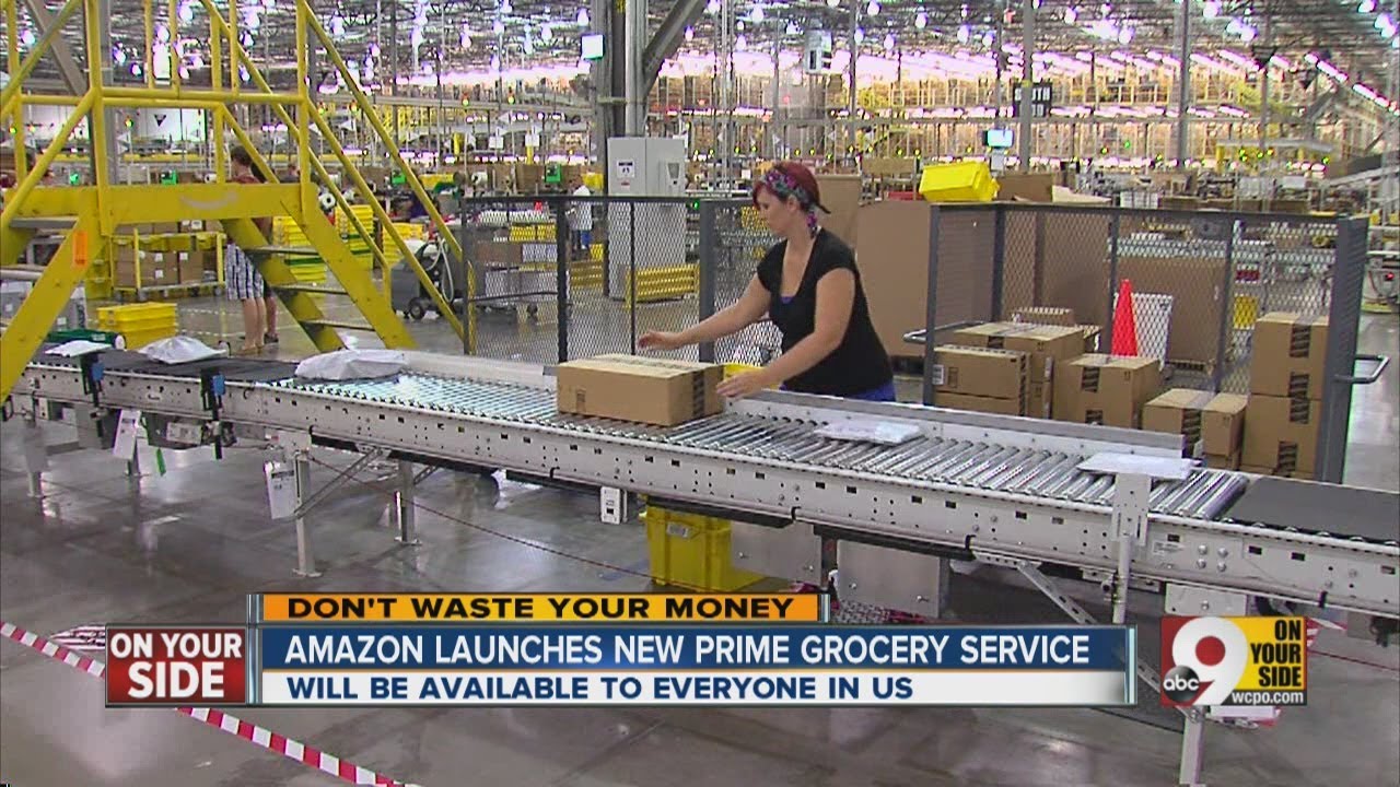 Amazon offers grocery service
