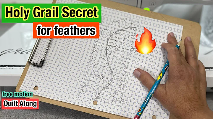 SECRET TIP ✅ How To Free Motion Quilt Feathers