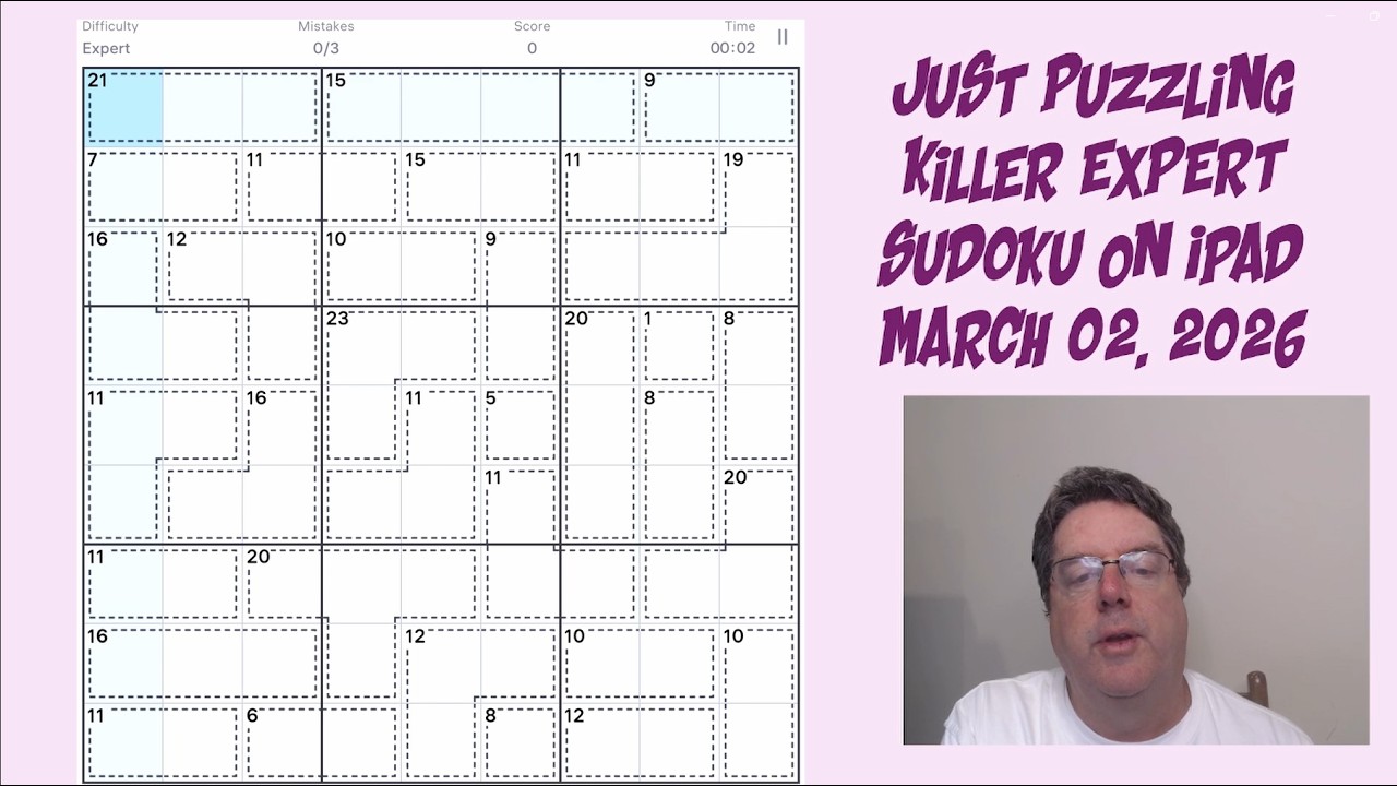 Learning Killer Sudoku By Doing and Explaining | March 02 2026