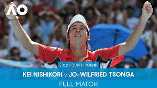 Kei Nishikori v Jo-Wilfried Tsonga Full Match | Australian Open 2012 Fourth Round Net Worth