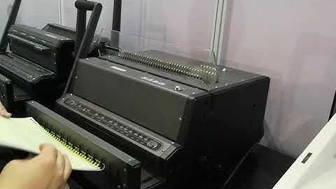 VOKEDA paper punching and wire binding machine