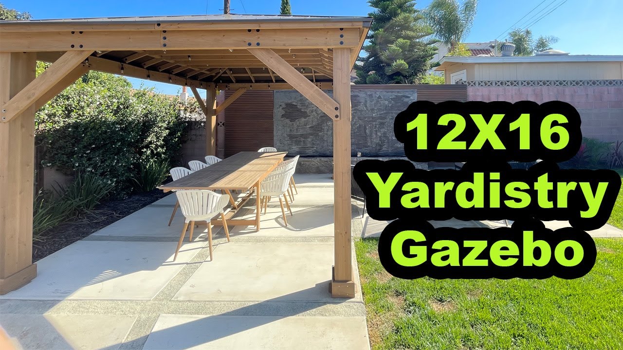 Yardistry 12x16 Gazebo Yardistry 12x16 Gazebo