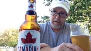 Molson Canadian Lager 5.0%abv # The Beer Review Guy