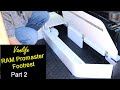 Van Life build series - making the Promaster Foot Rest Part 2 Creating the top.