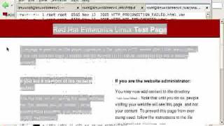 Redhat Enterprise linux 5 Apache Server Basic-Part3.flv