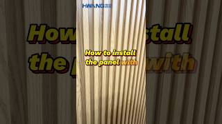Steps to install the panel with clips #wallpanel #wallcoverings #interiordesign #pvcpanel
