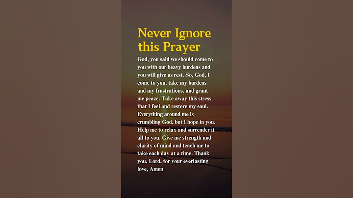 Never Ignore this Prayer #jesus #prayer #godsword