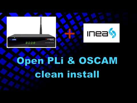 Octagon SF8008m - OpenPLi clean install and OSCAM installation