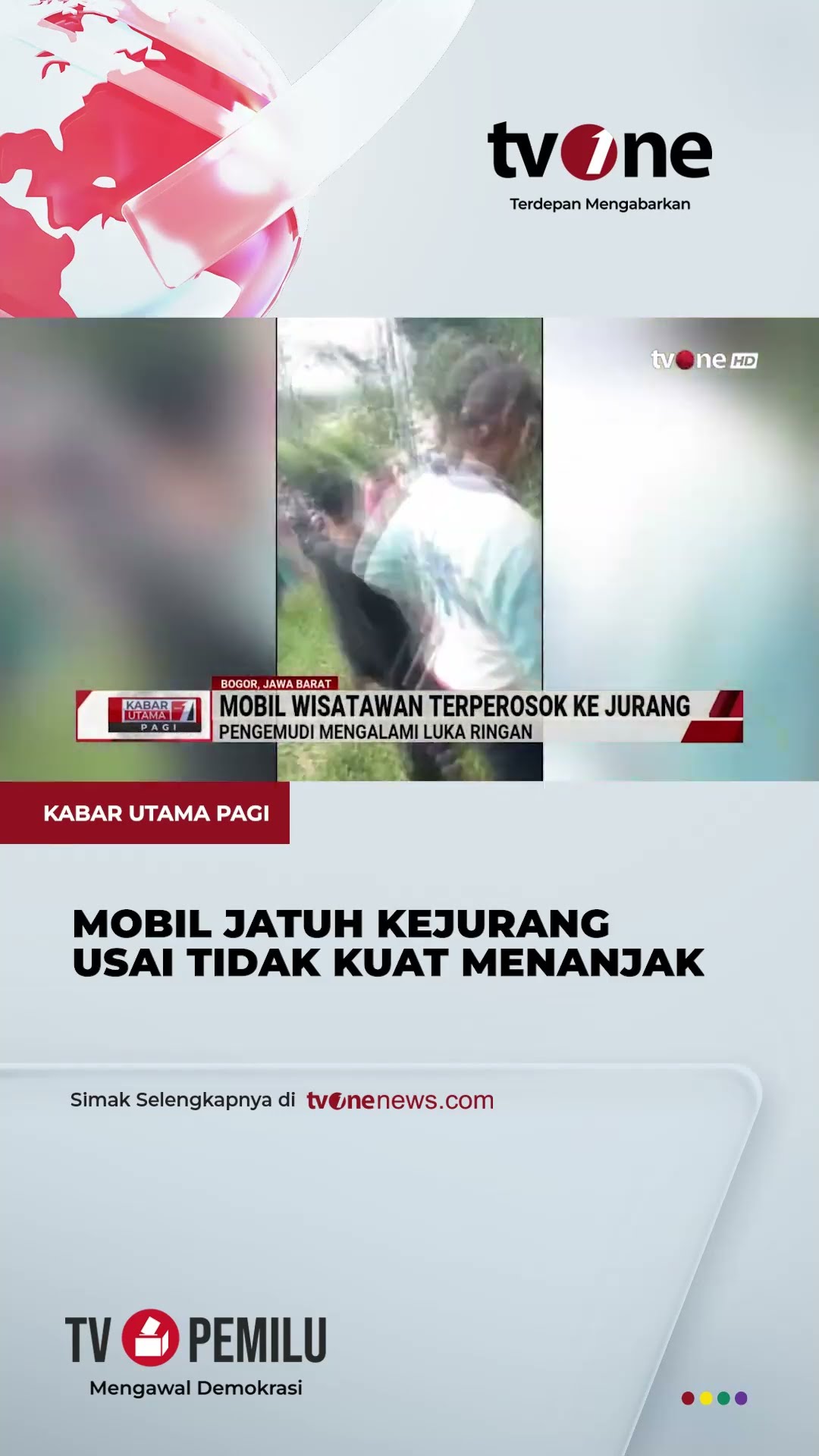 Tidak Kuat Nanjak, Mobil Wisatawan Jatuh ke Jurang | tvOne
