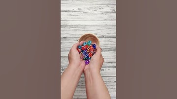 Colorful Dice ASMR Satisfying Reverse