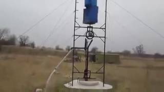 how to use wind turbin pump water