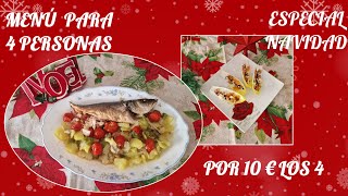 2º  Menú De Navidad Para 4 Personas Por Solo 10€