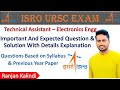 ISRO URSC Exam | Important And Expected Question | Technical Assistant Questions | The Mann Maker