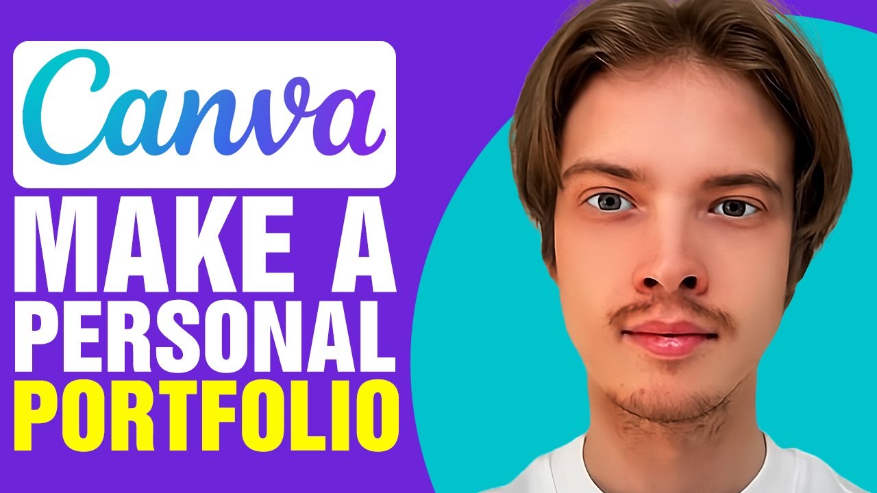 How To Make A Personal Portfolio Using Canva | Tutorial for Beginners ...