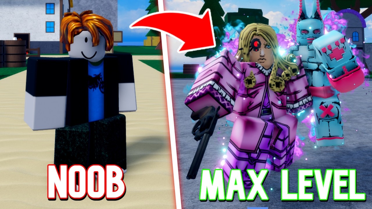 Noob to Max Level as Valentine (D4C) in Verse Piece.. - Roblox (Level 1 to Level 10,000)