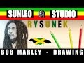 Sunleo  rysunek  bob marley  drawing