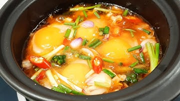 15K MÓN TRỨNG KHO QUẸT(Vét lủng nồi cơm vì món này) phùng bắc tv