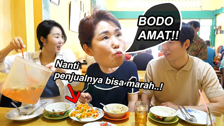 Katanya gak mau makan tapi habis semua makanan di meja..!