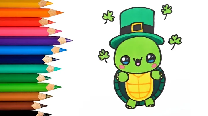 How to draw A turtle leprechaun | drawing for kids