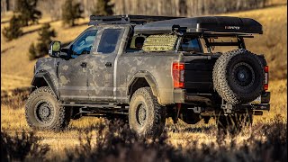 ULTIMATE Overland / Adventure BED RACK Setup For The Diamondback Cover (Yakima, FrontRunner)