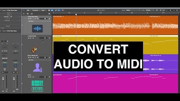 LOGIC PRO - CONVERT AUDIO TO MIDI