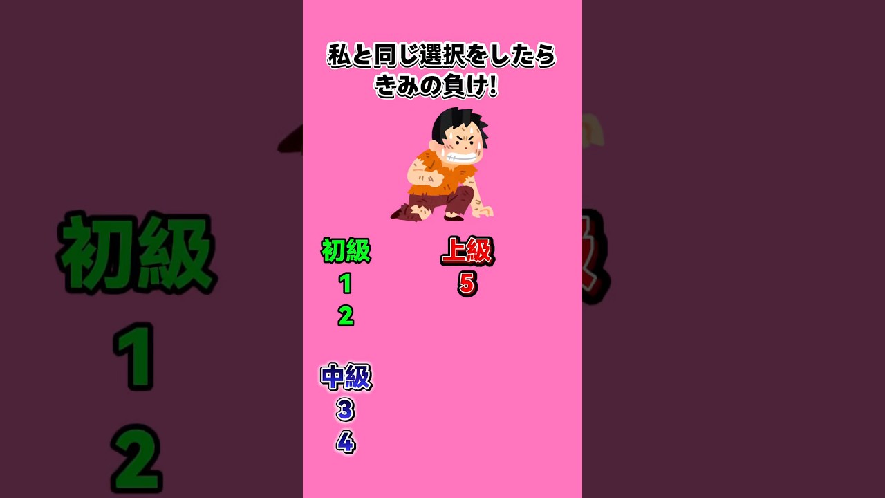 私と同じ選択をしたらきみの負け! #暇つぶし #クイズ #ミニゲーム