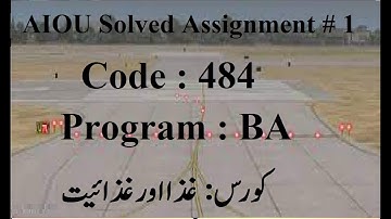 AIOU Code 484 Solved Assignment No 1 Spring 2023 | Baloch Academy