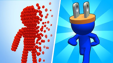 Pixel Rush 🆚 Plug Head Race🌻🧿🌺🌈Max Levels Walkthrough Android IOS Update Gameplay AF13