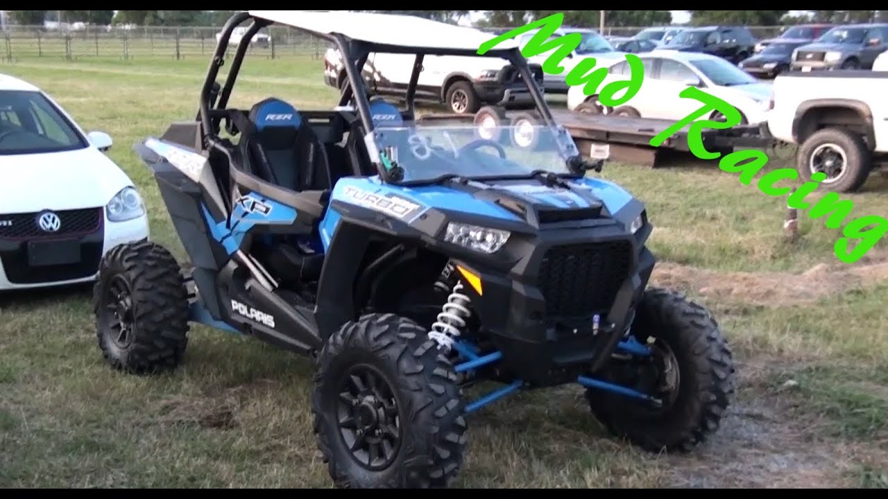 Stage 6 RZR turbo mud racing at local fair. - YouTube