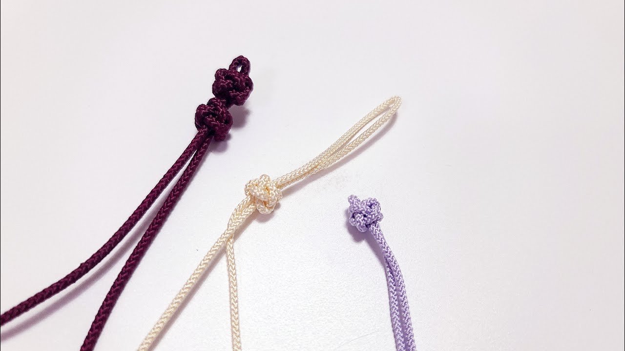 Traditional Knot Basics | Making the Yeonbong Knot - YouTube