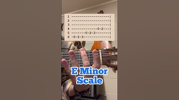 E minor scale
