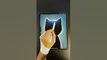 Black beautiful cat 🐈 by @grafa_designs #procreate #digitalart