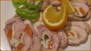 Рулет куриный Куриный рулет рецепт(Рулет куриный Куриный рулет рецепт Для приготовления куриного рулета возьмем курицу,отделим филе от косте..., 2015-01-26T12:55:16.000Z)