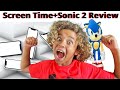 SCREEN TIME RULES in Family with 9 Kids! Sonic 2 MOVIE REVIEW from CHILDREN+Breastfeeding our Twins!