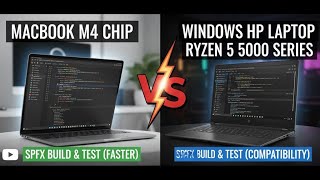 MacBook M4 Chip vs Windows HP Ryzen 5 5000 series